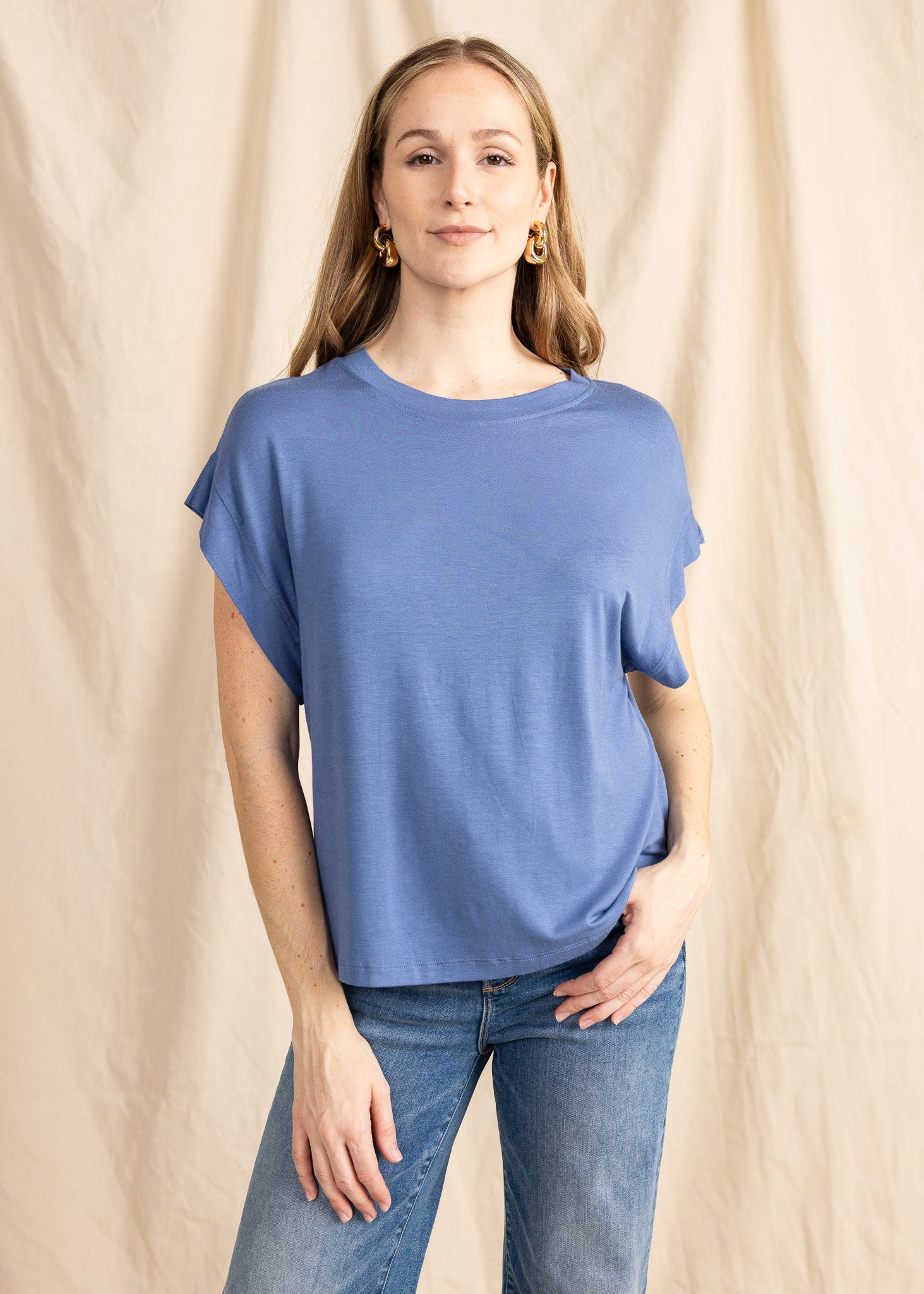 CLEMENTINE muscle tee top