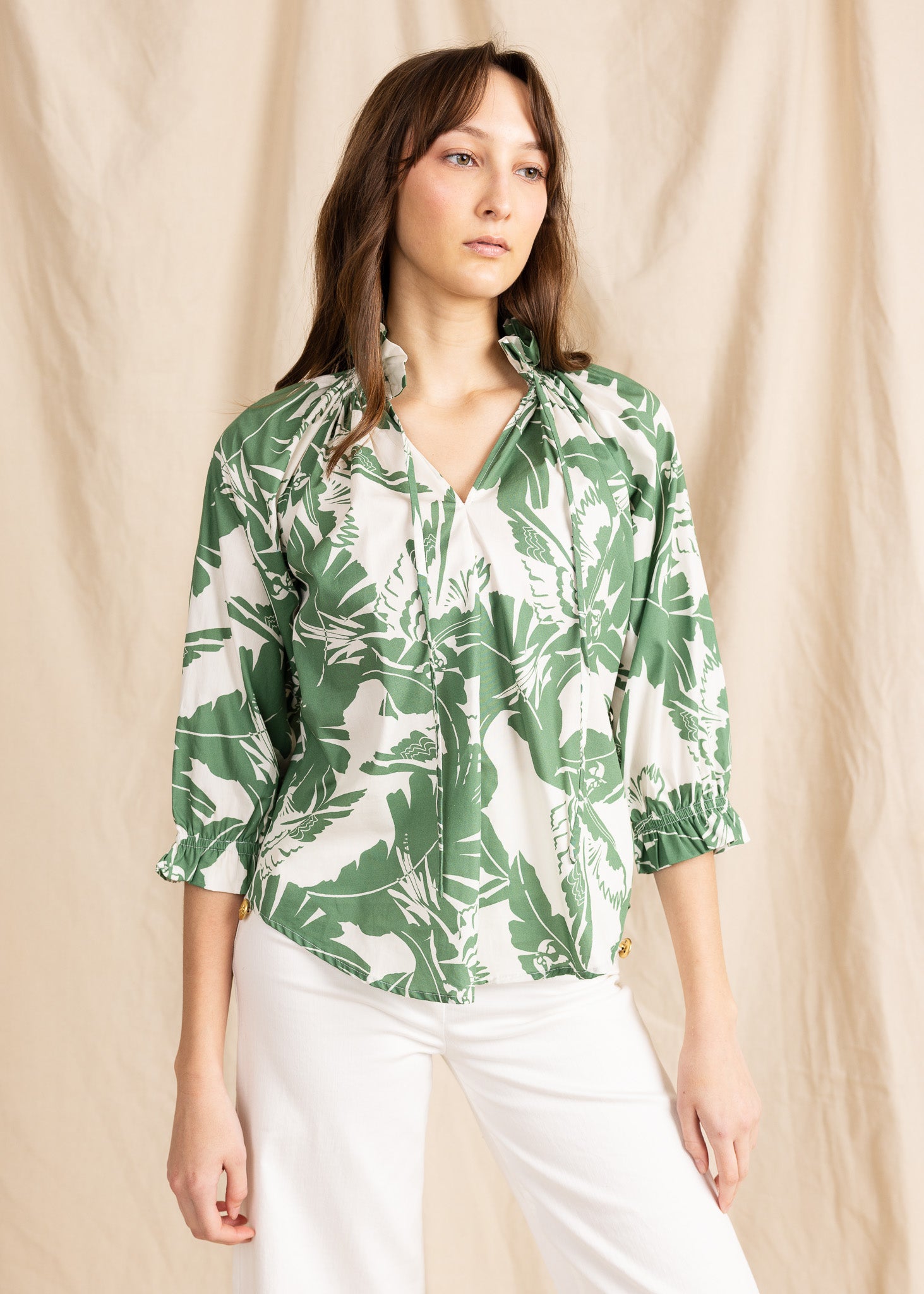 BELMONT blouse print
