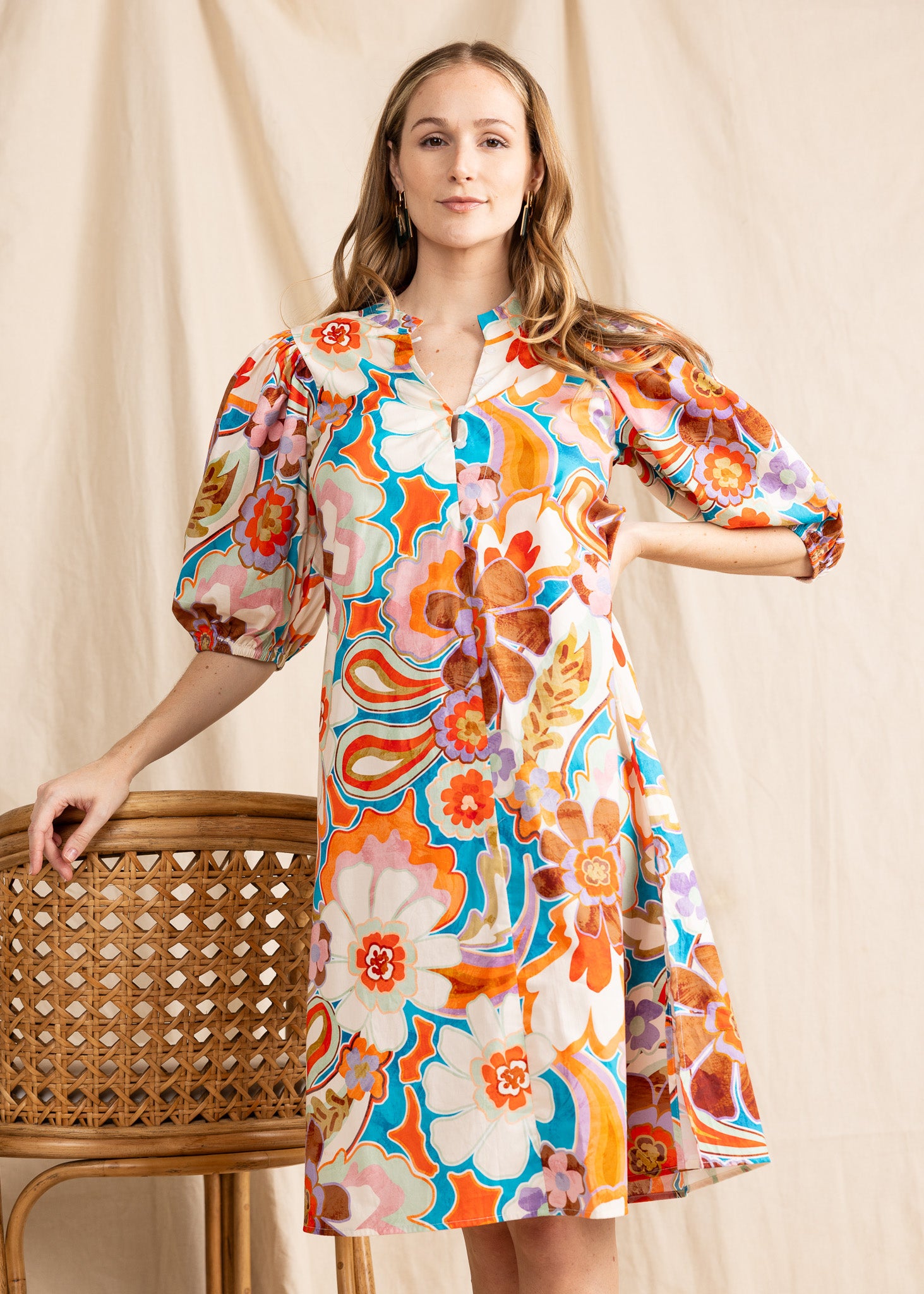 JAMES MOROCCAN MINI DRESS