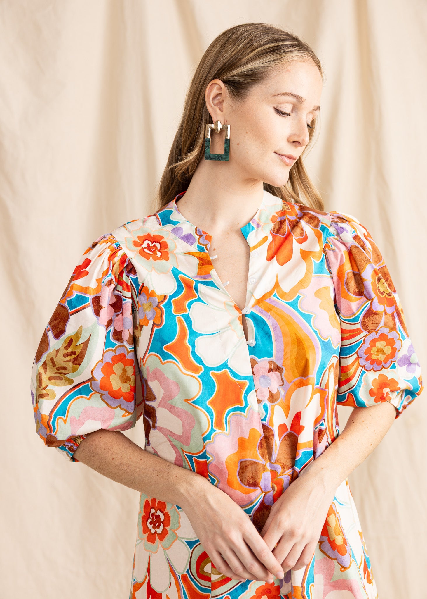 JAMES MOROCCAN MINI DRESS