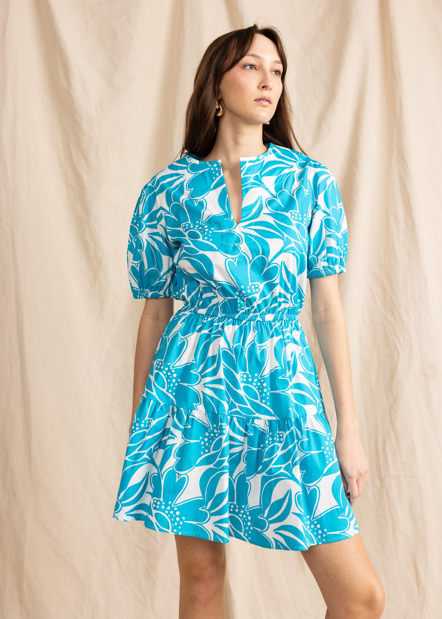CELTIC MINI DRESS print
