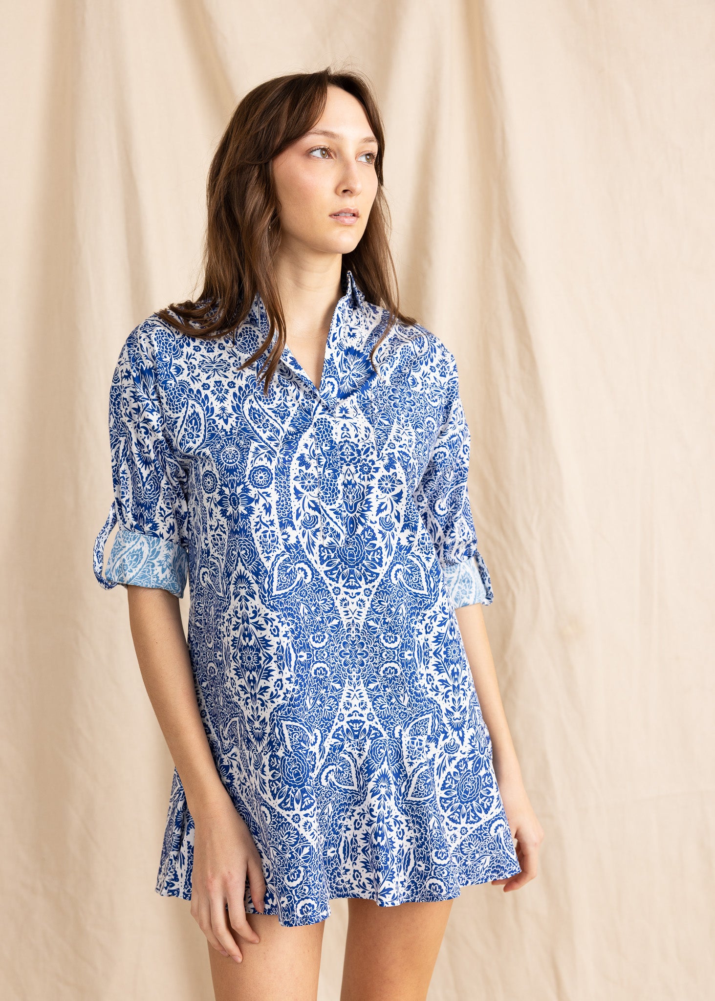 PORTOBELLO MINI DRESS medi print