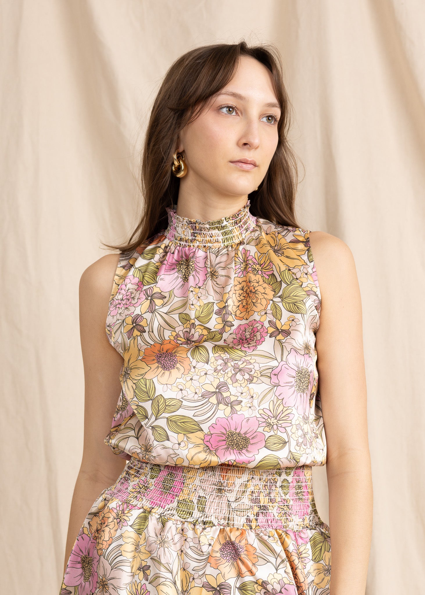 TULUM DRESS sleeveless 0424 print