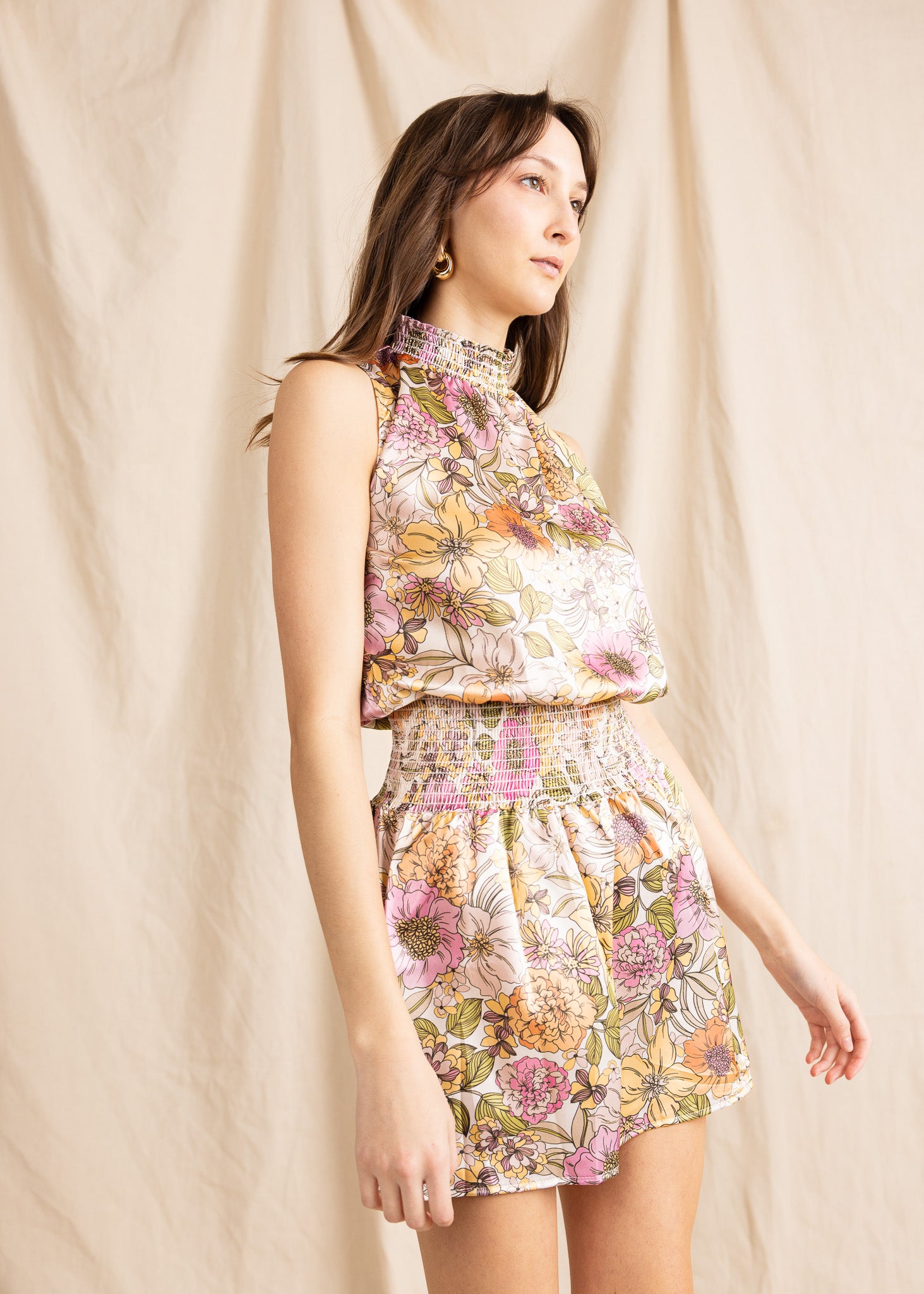 TULUM DRESS sleeveless 0424 print