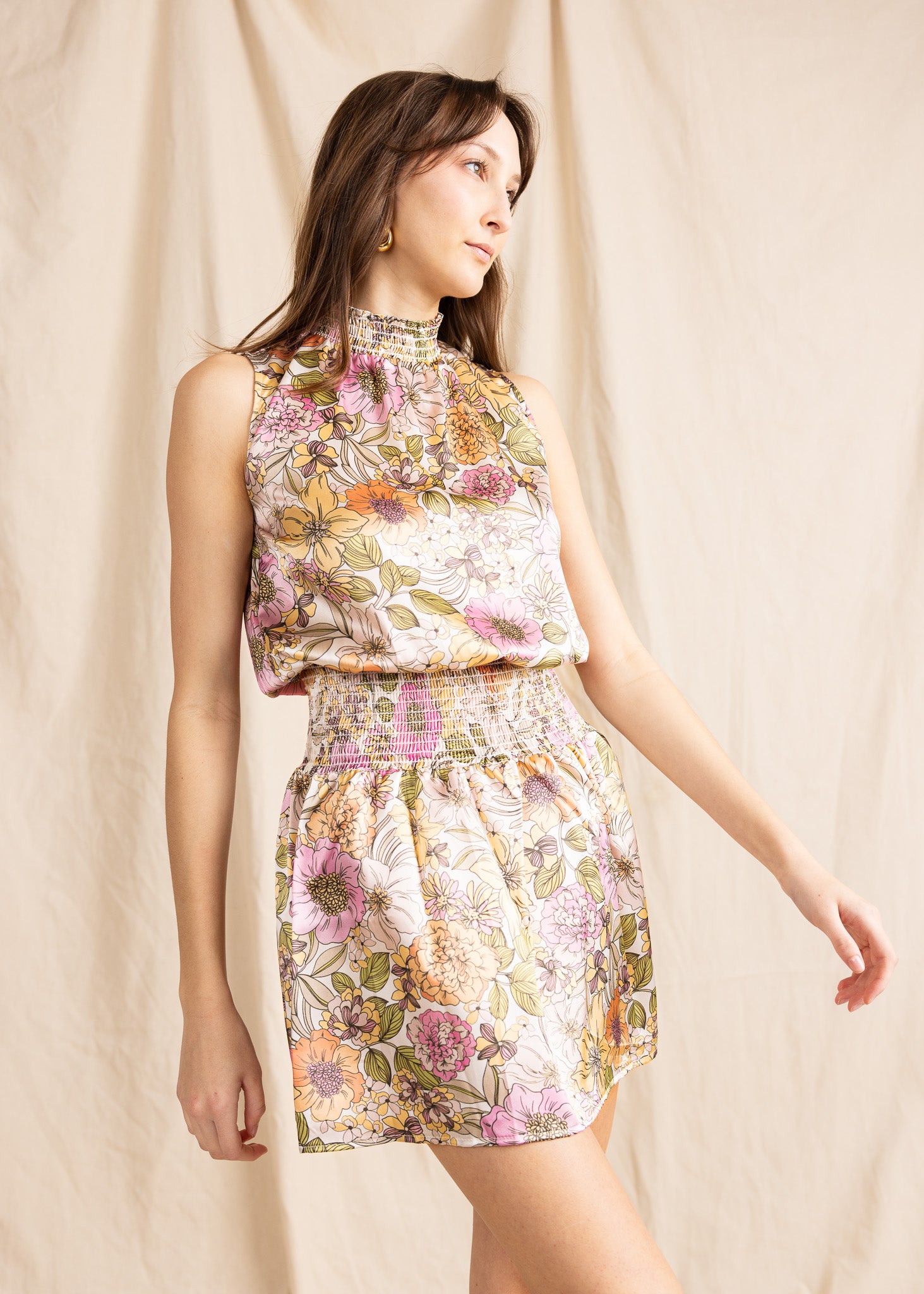 TULUM DRESS sleeveless 0424 print