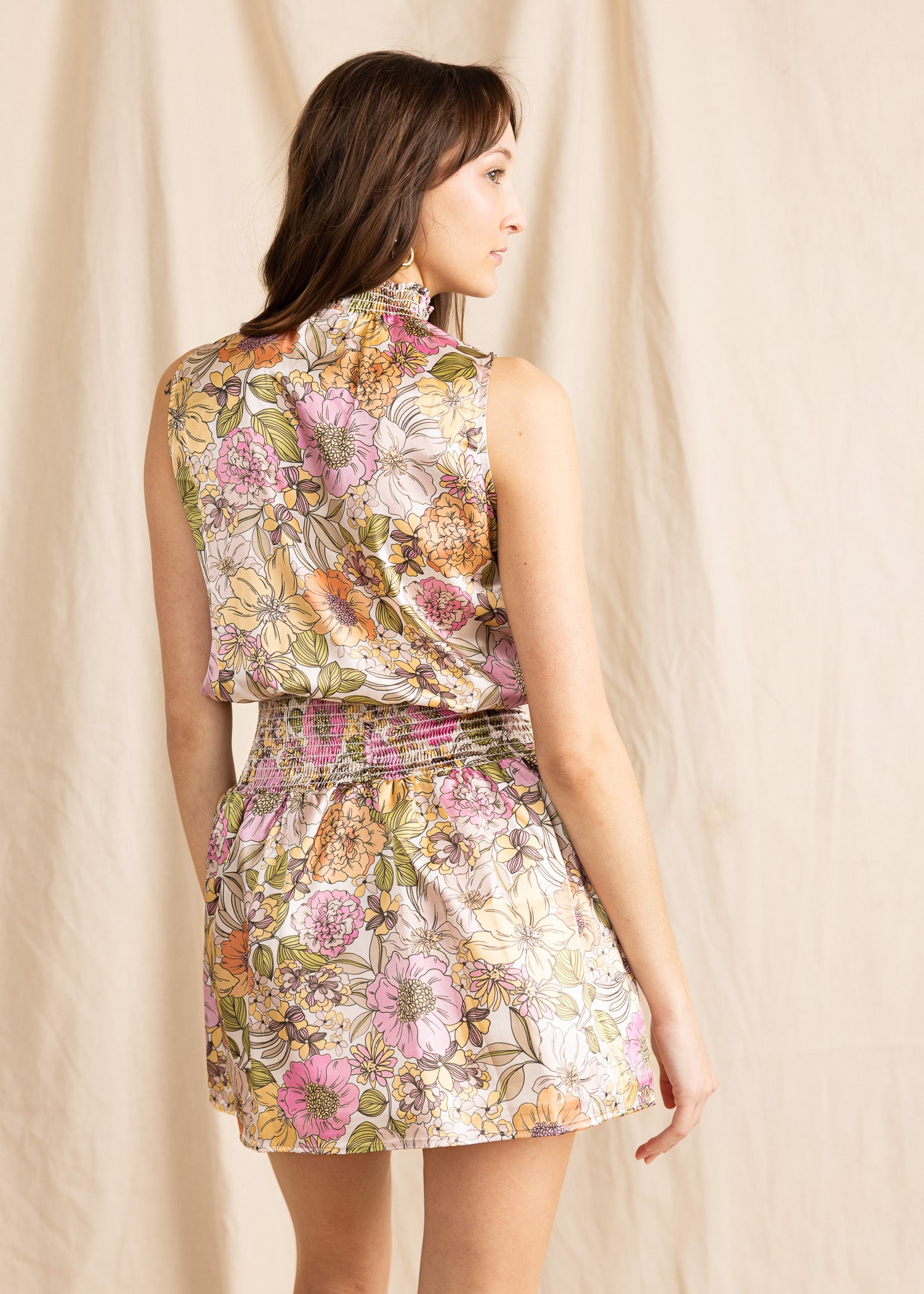 TULUM DRESS sleeveless 0424 print