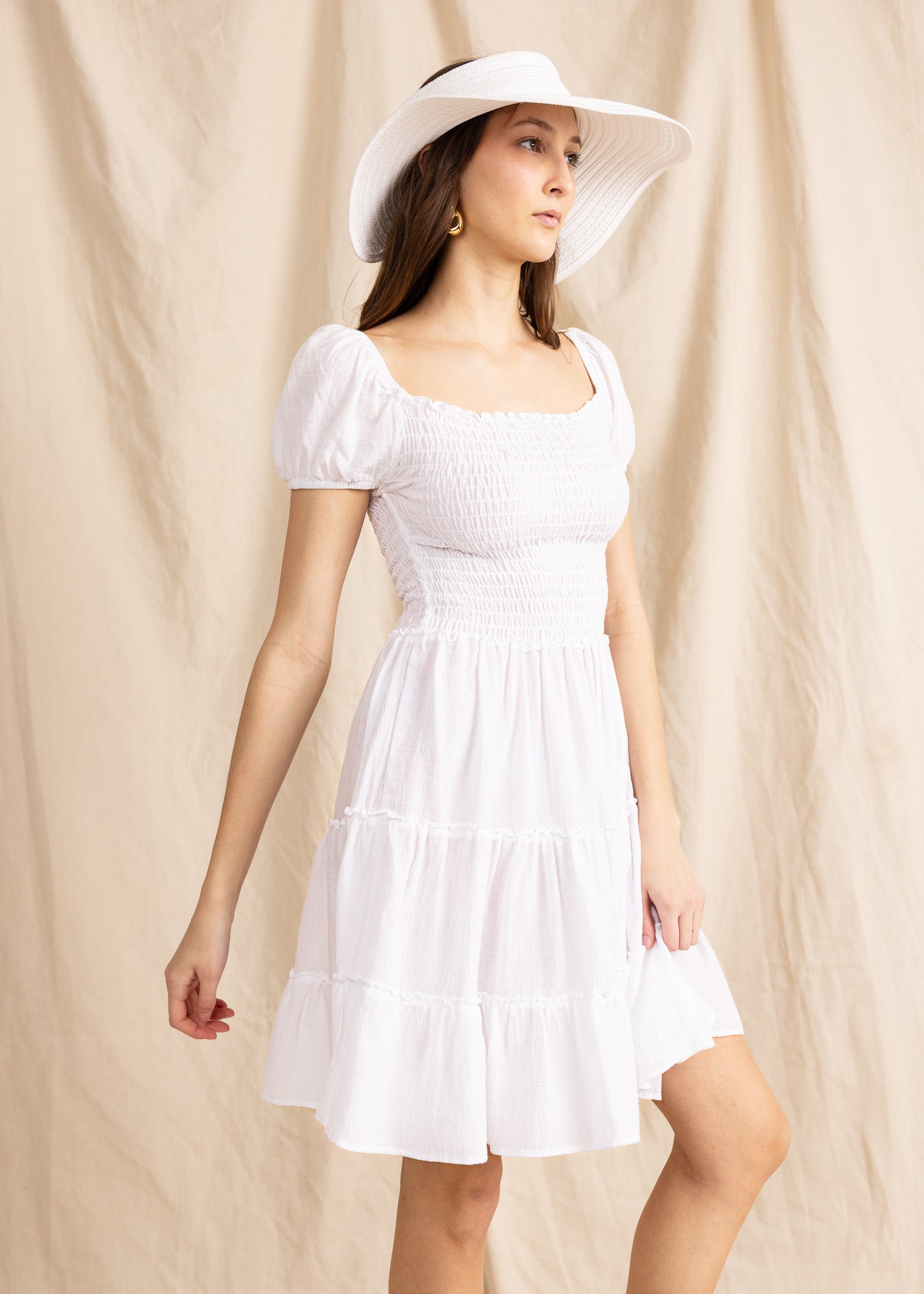 SIENNA MINI DRESS gauze