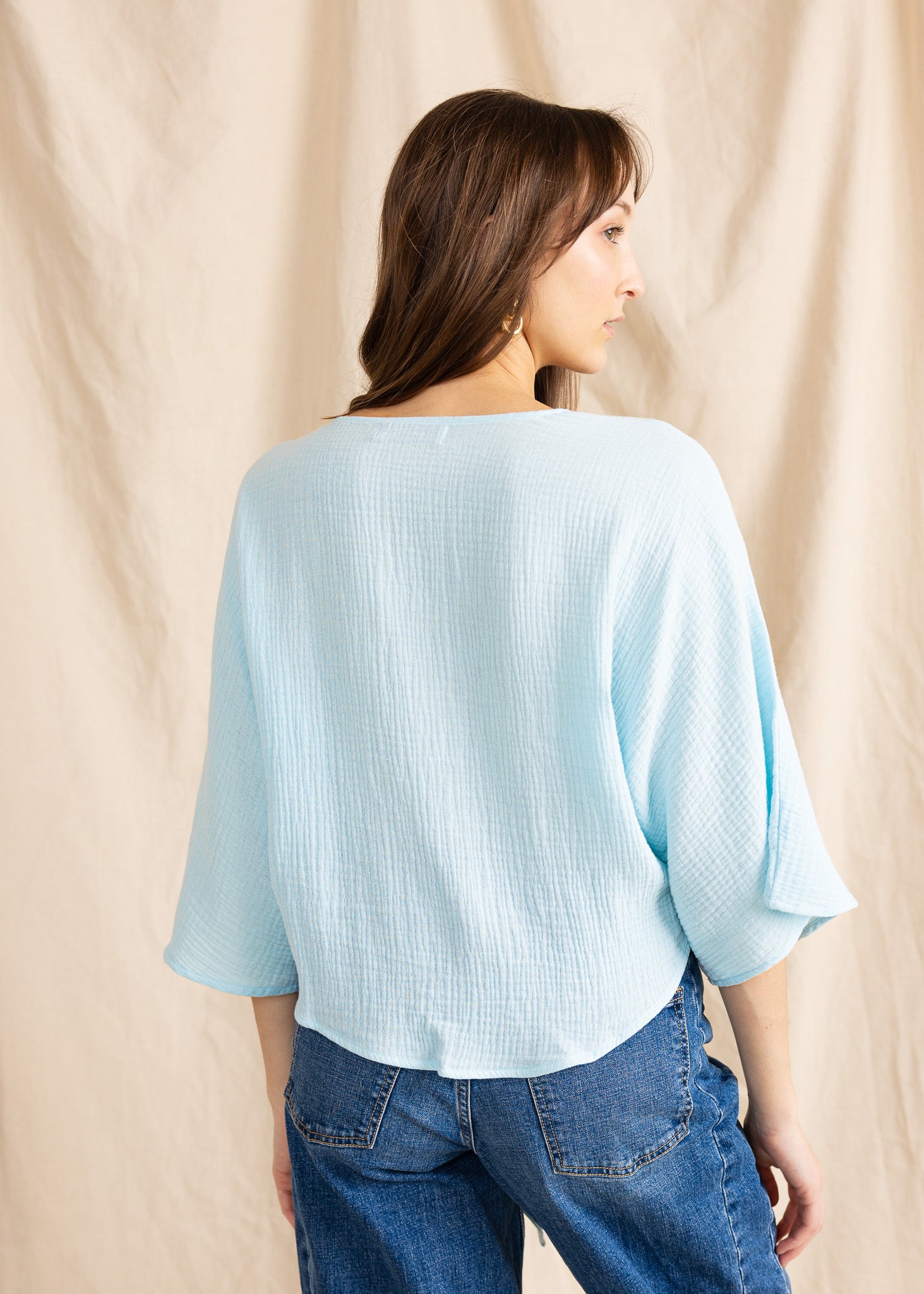 ALAYA TOP double gauze