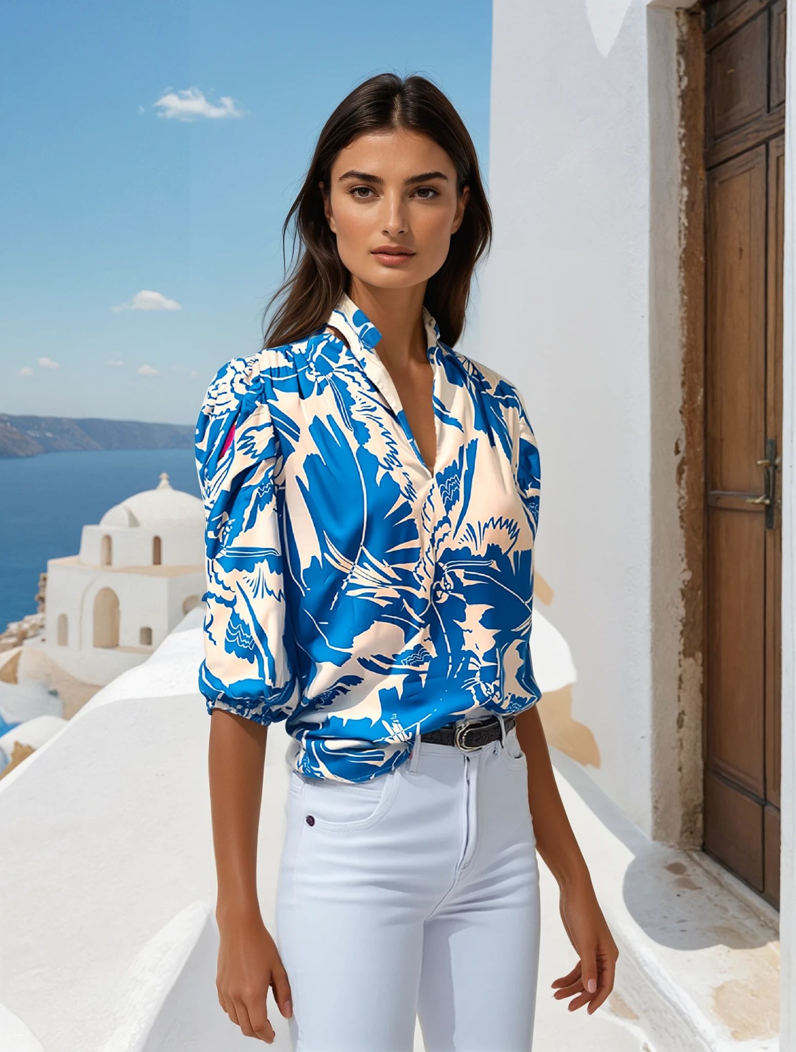 BEATRICE blouse print