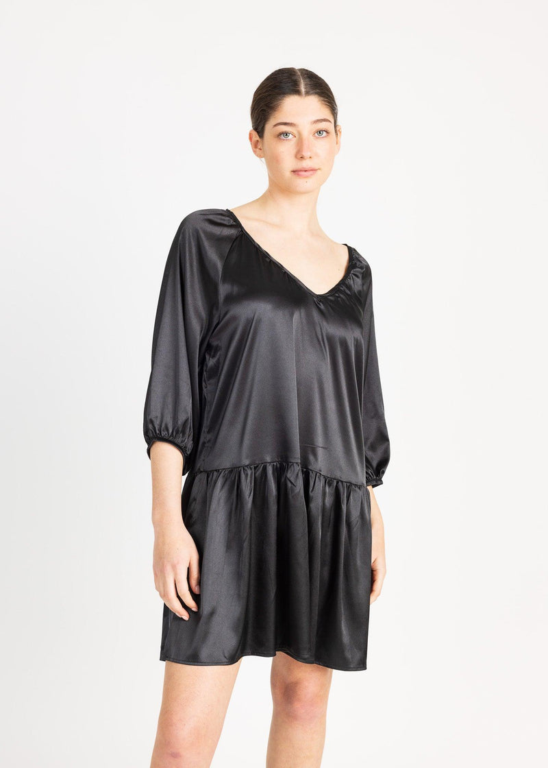 BARCELONA MINI DRESS satin - Yana K