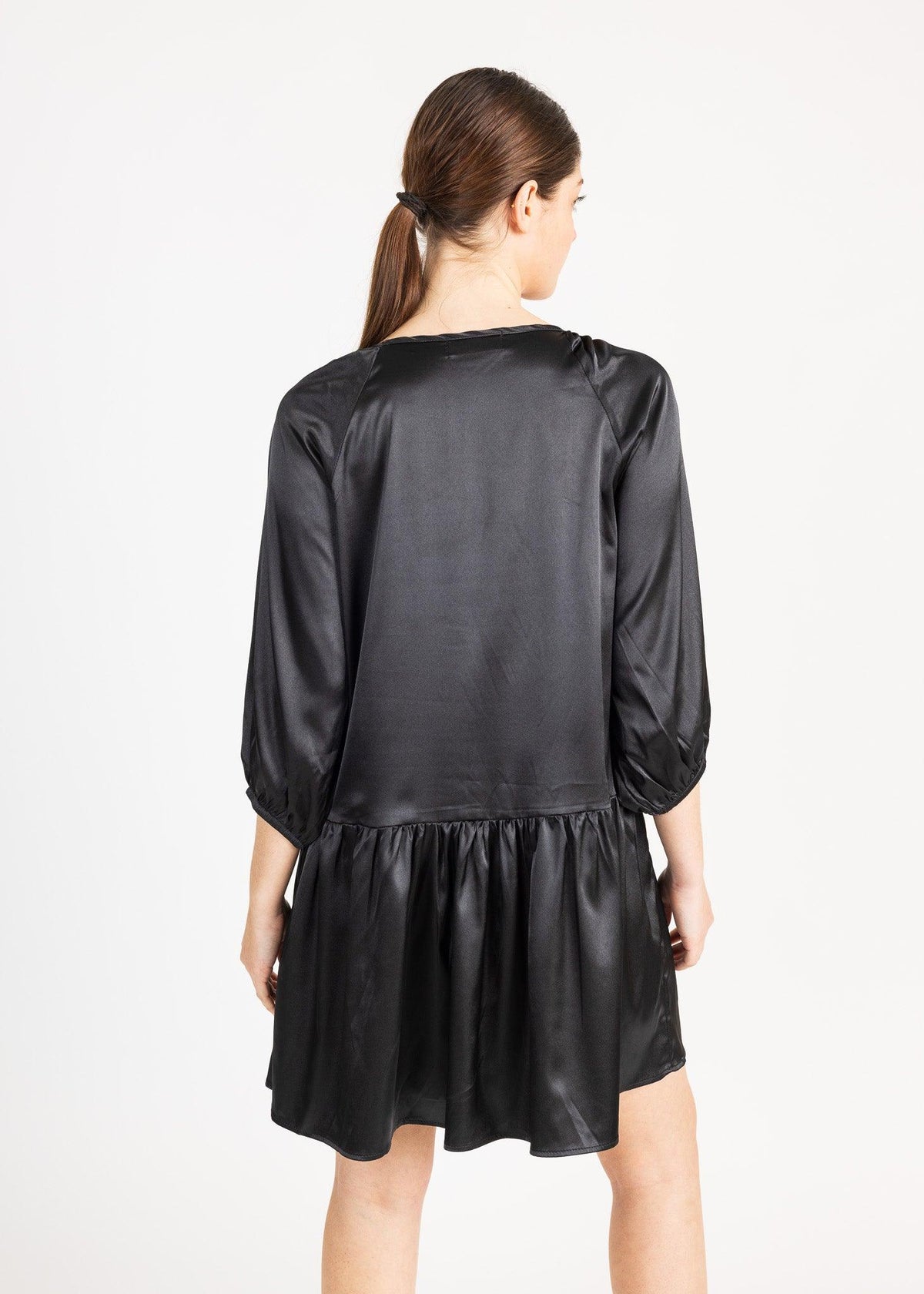 BARCELONA MINI DRESS satin - Yana K