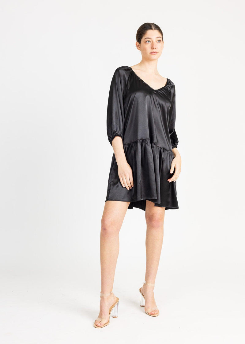 BARCELONA MINI DRESS satin - Yana K