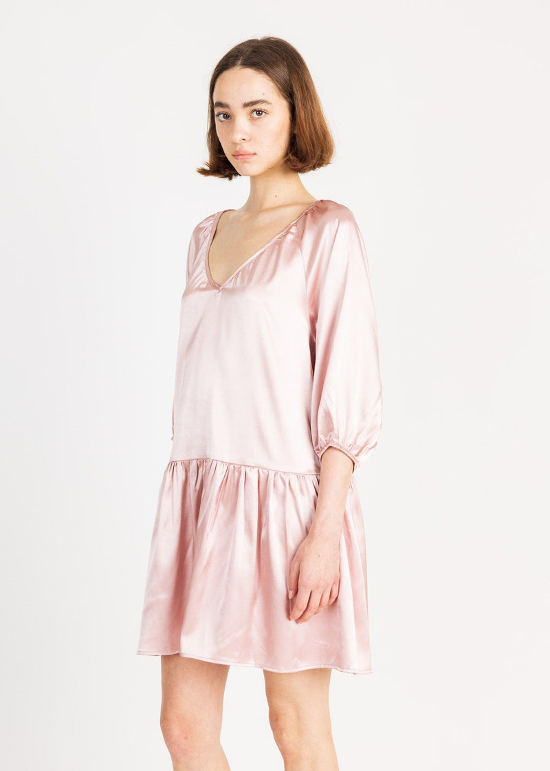 BARCELONA MINI DRESS satin - Yana K