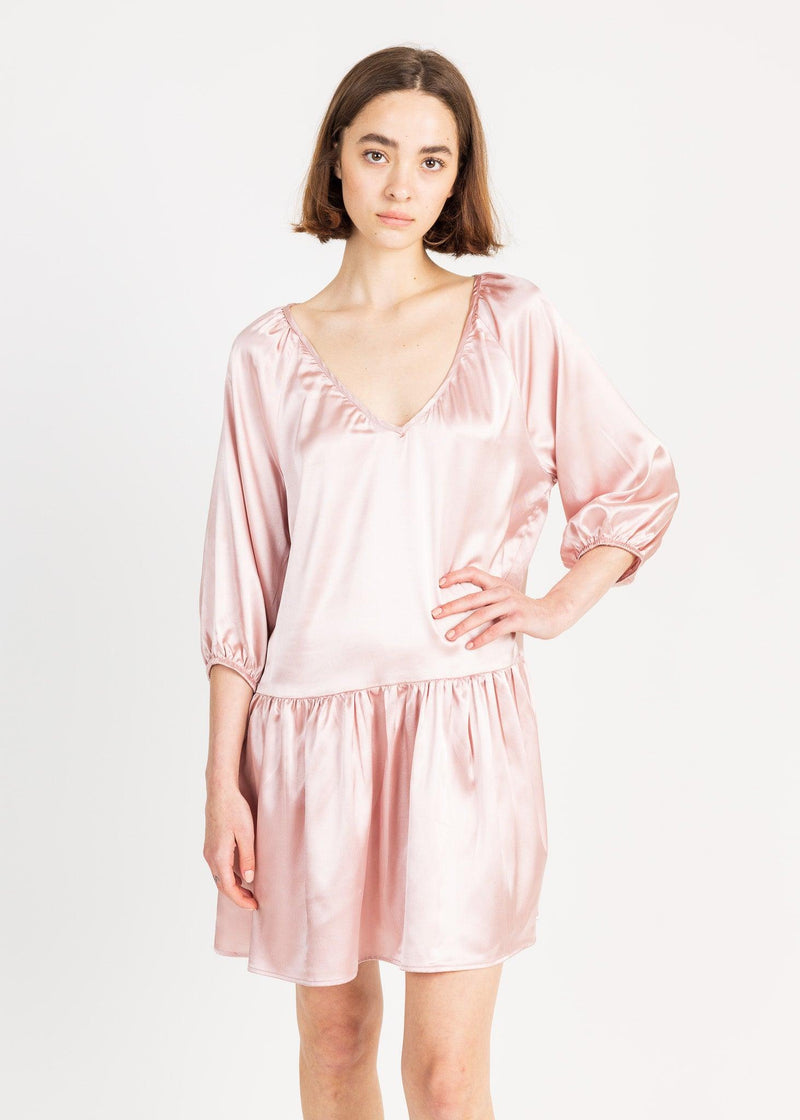 BARCELONA MINI DRESS satin - Yana K