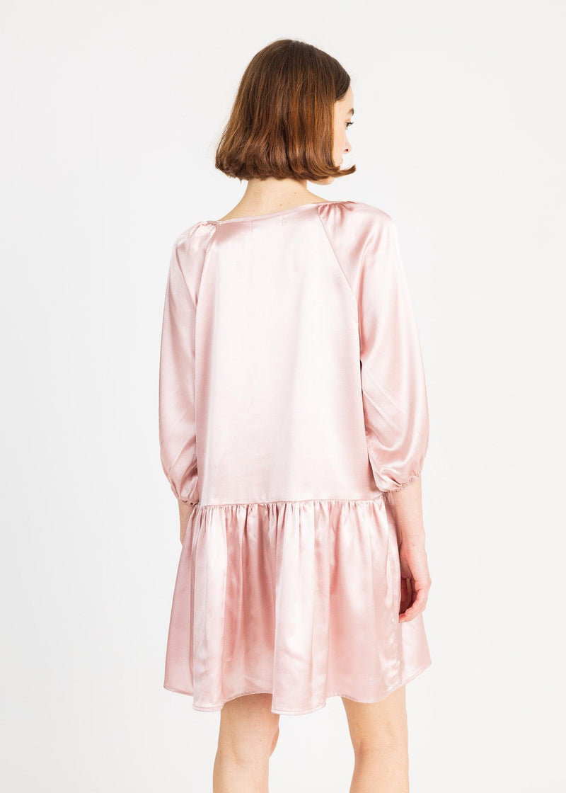 BARCELONA MINI DRESS satin - Yana K