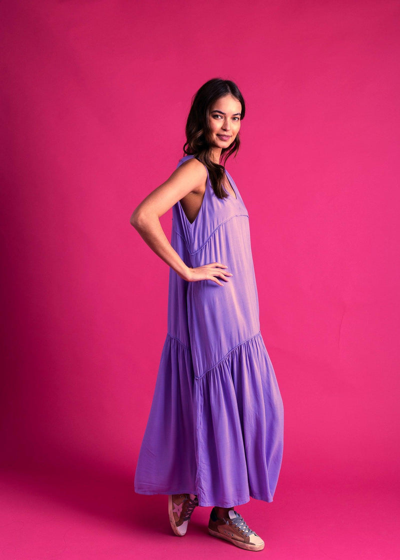 BAY 3/4 DRESS dye - Yana K