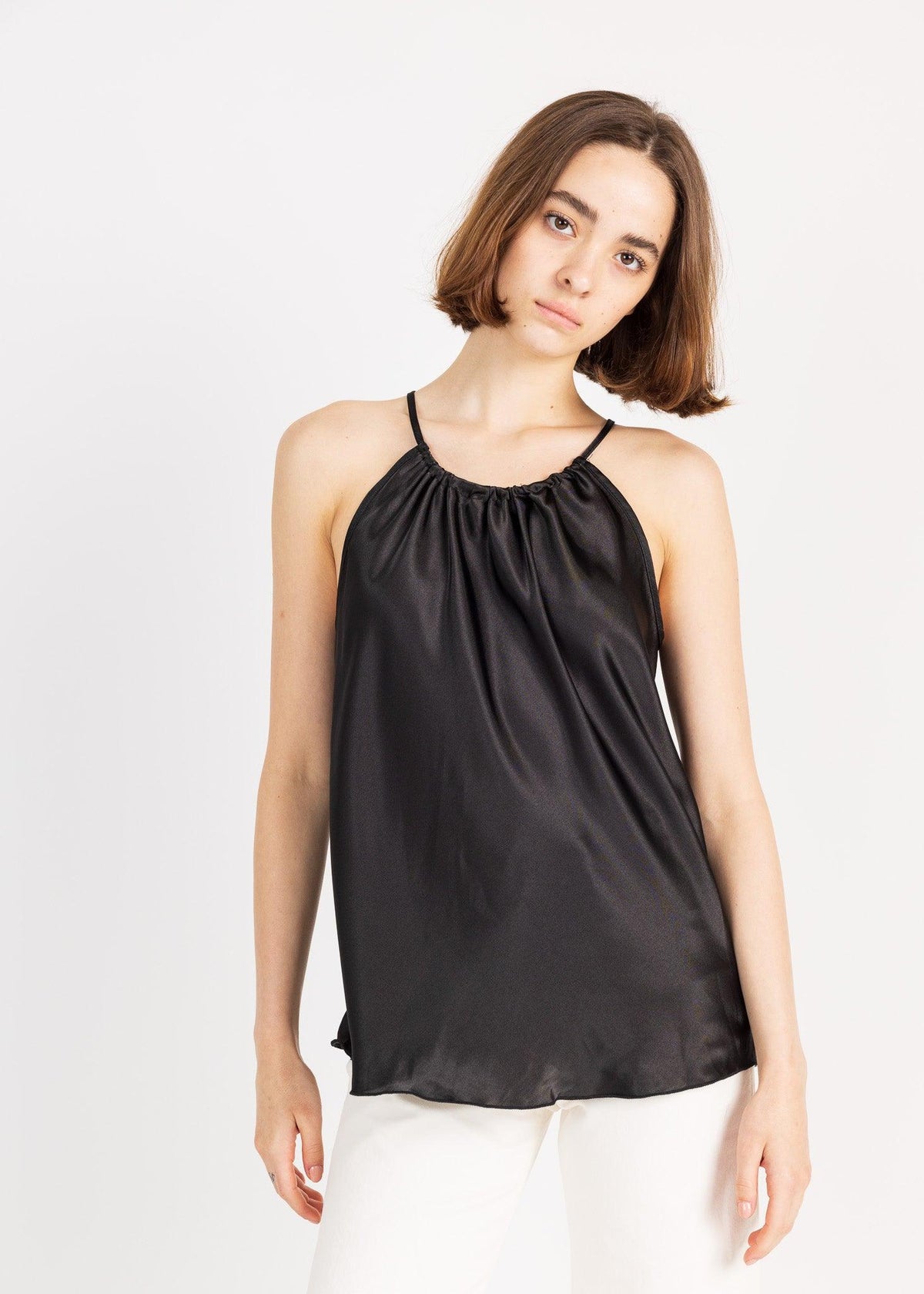 CAHUENGA TOP silky satin - Yana K