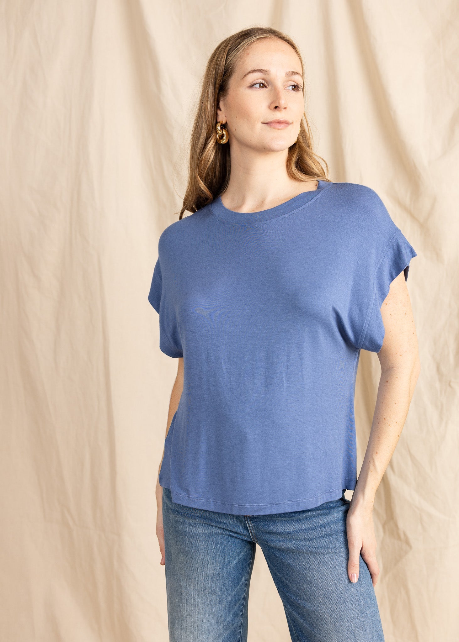 CLEMENTINE muscle tee top - Yana K Collective