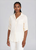 FIJI women's front pocket cuff sleeve top - YANA K