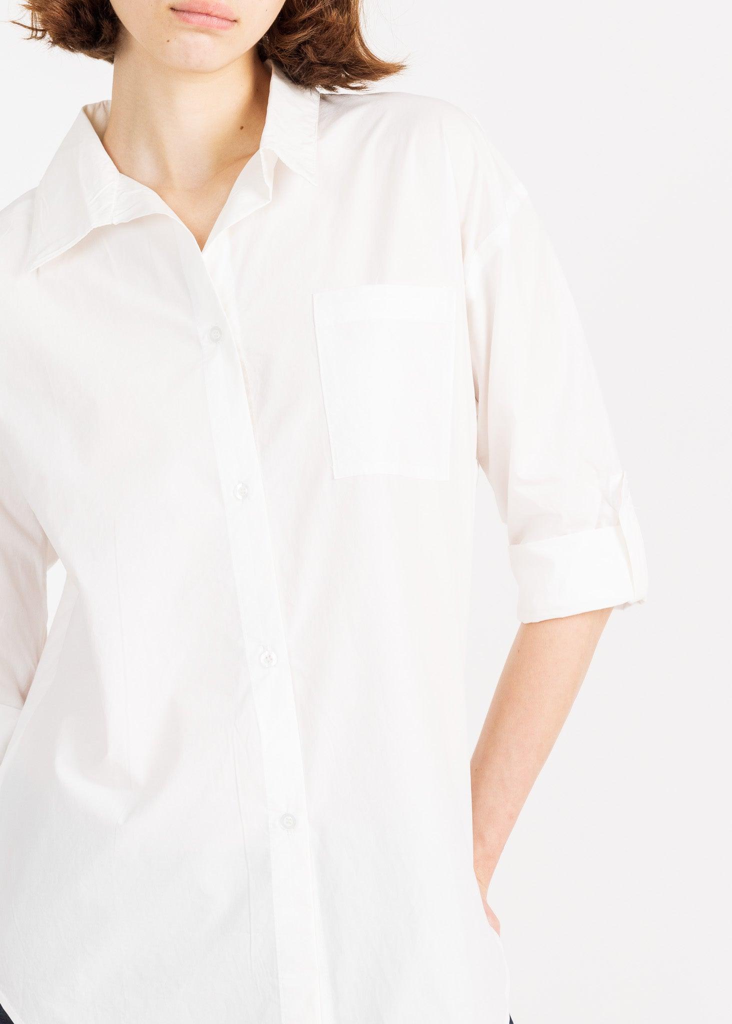 FIJI women's long sleeve button down blouse - Yana K Collective