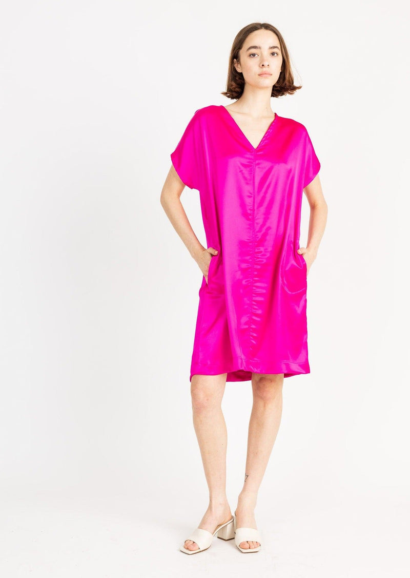 HOUSTON mini dress satin - Yana K