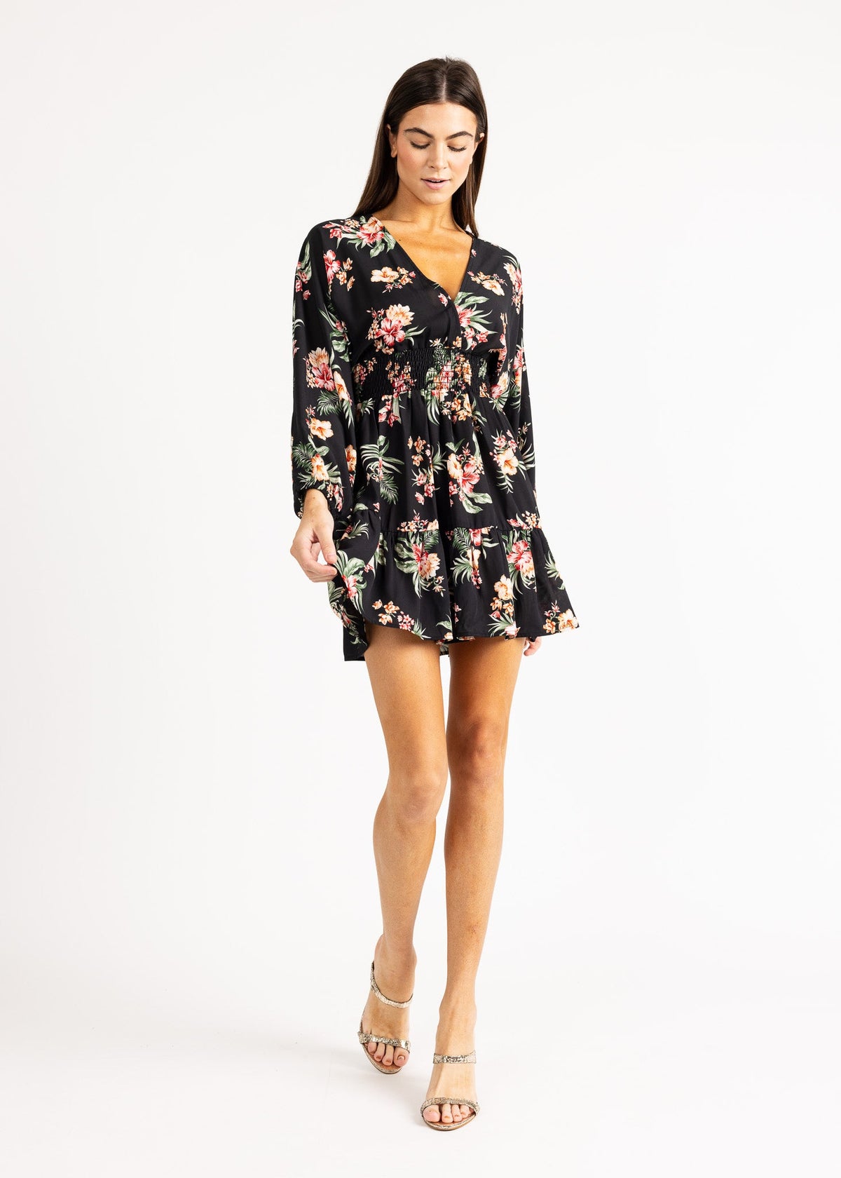 IZZY MINI DRESS print - Yana K