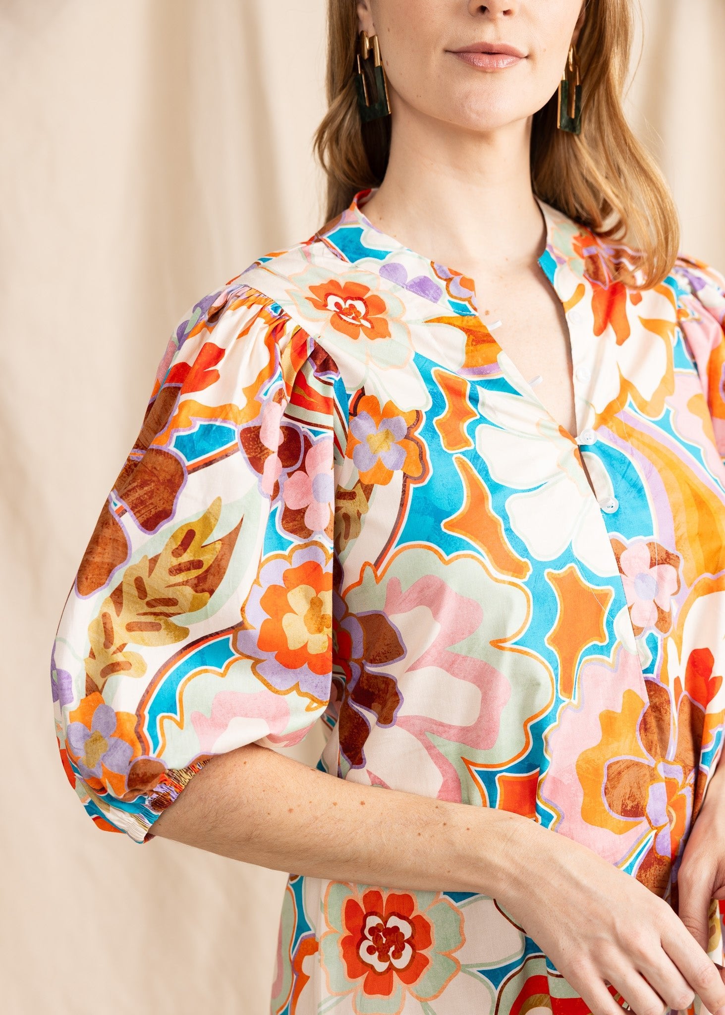 JAMES MOROCCAN MINI DRESS - Yana K Collective