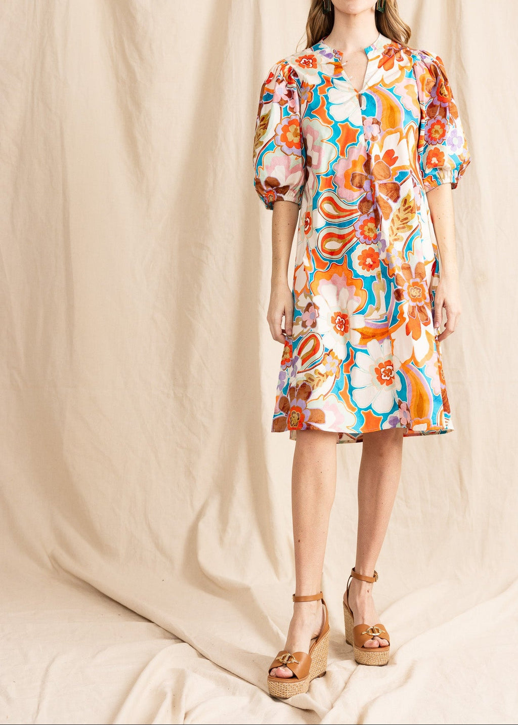 JAMES MOROCCAN MINI DRESS - Yana K Collective