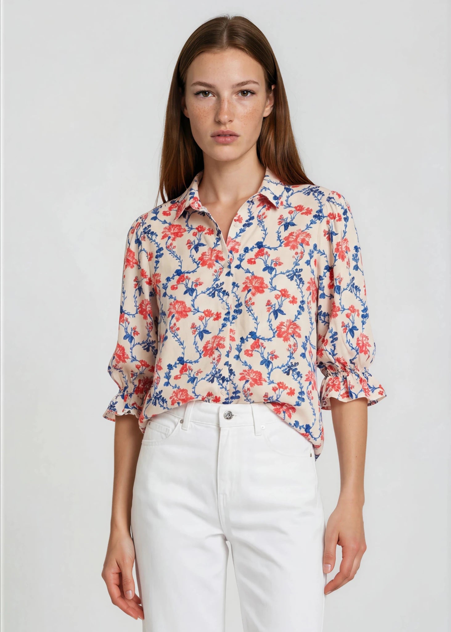 KESH blouse print - Yana K Collective