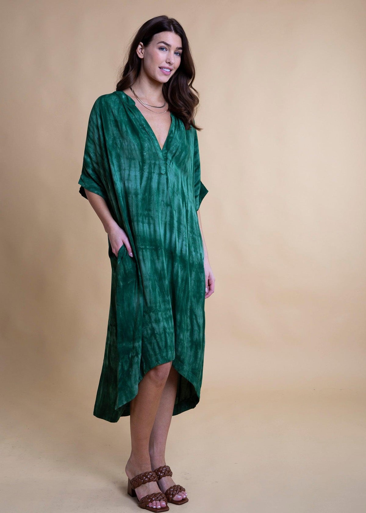MERRICK 3/4 DRESS dye - Yana K