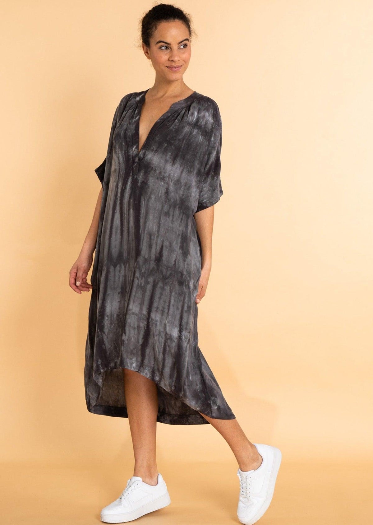 MERRICK 3/4 DRESS dye - Yana K