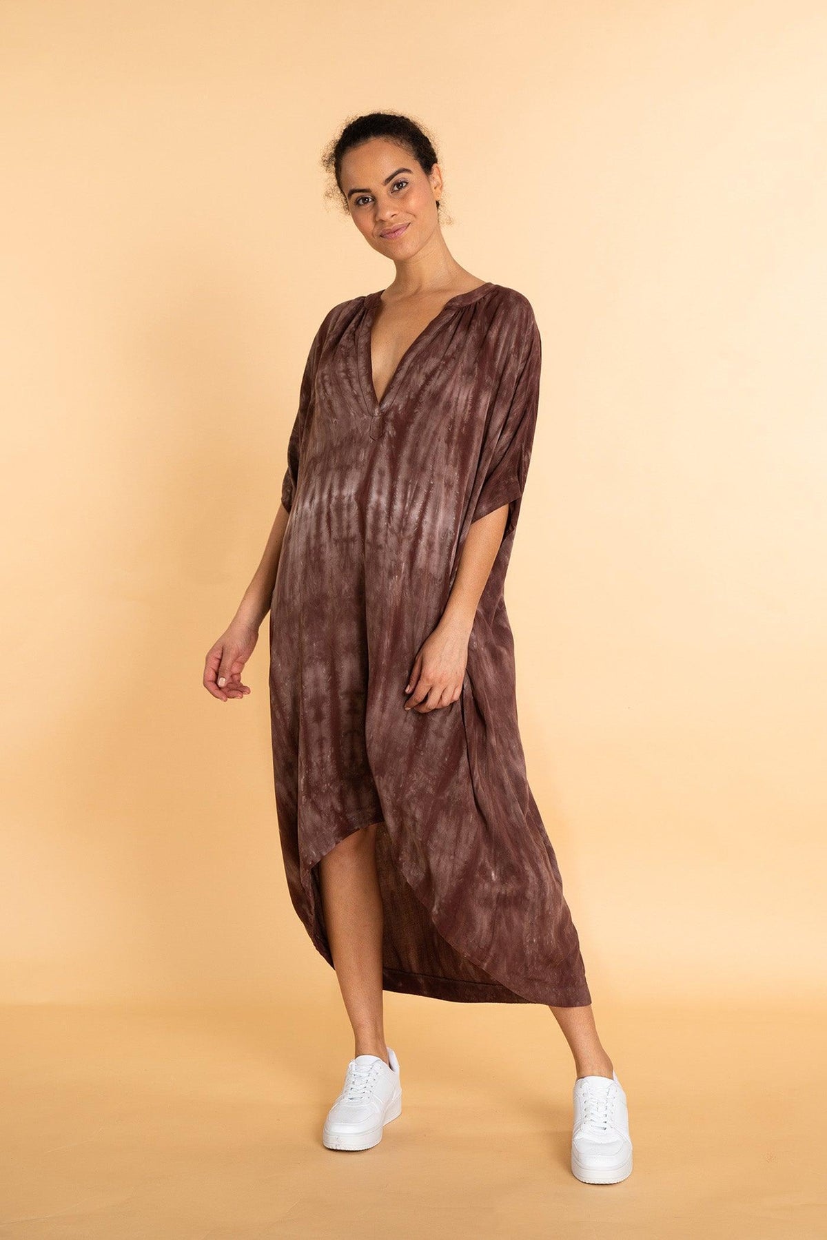 MERRICK 3/4 DRESS dye - Yana K