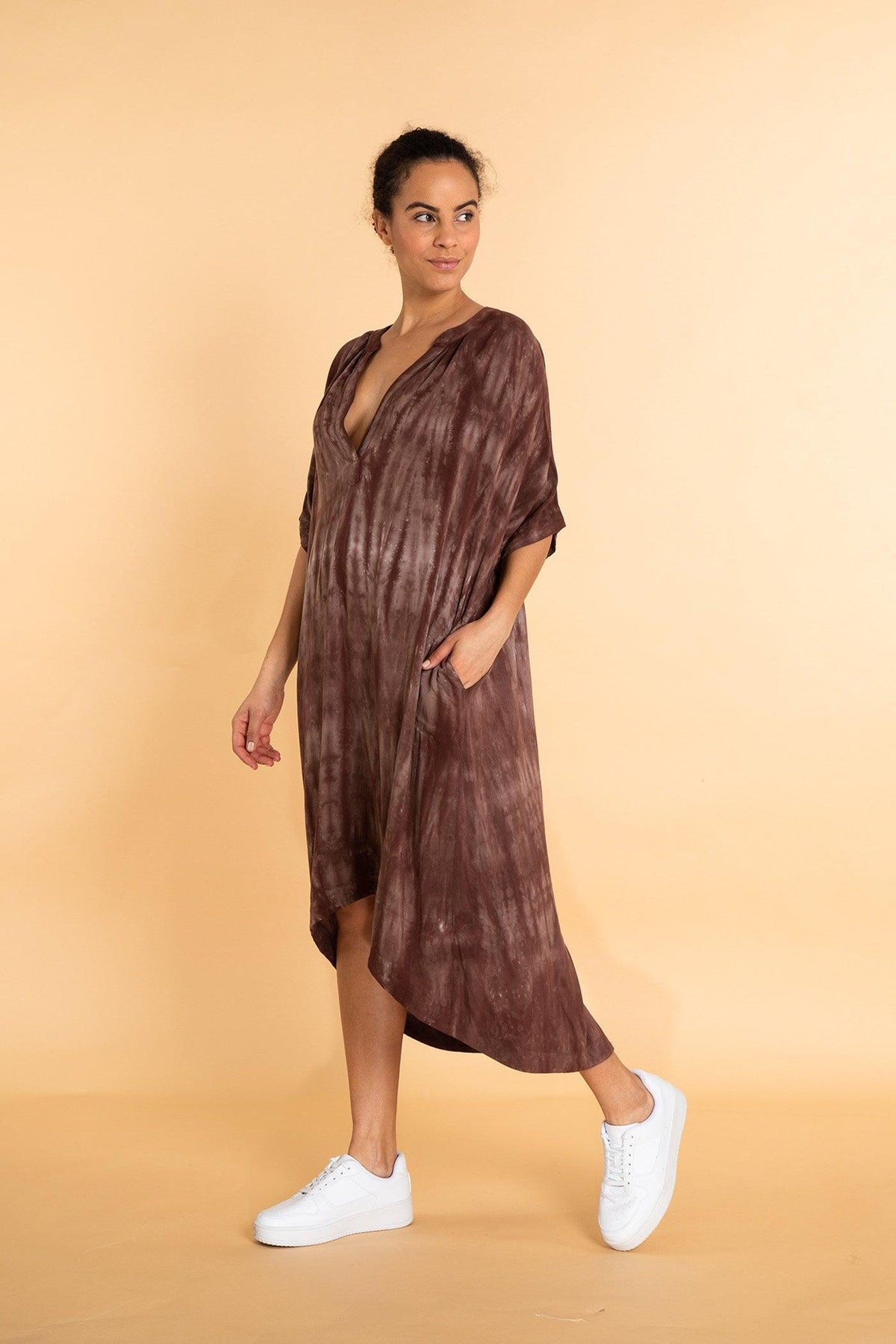 MERRICK 3/4 DRESS dye - Yana K