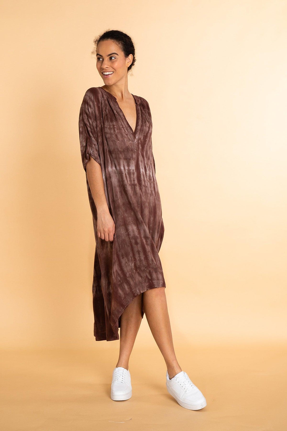 MERRICK 3/4 DRESS dye - Yana K