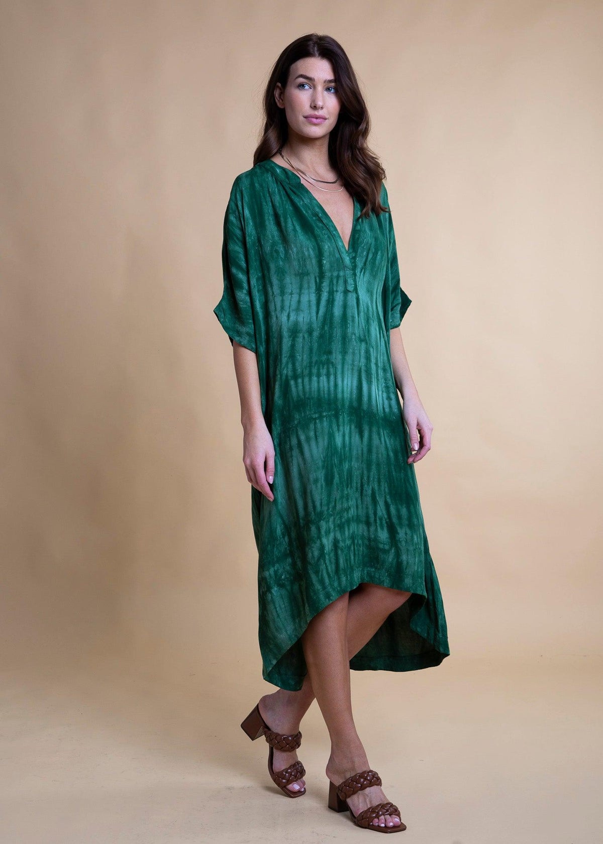 MERRICK 3/4 DRESS dye - Yana K