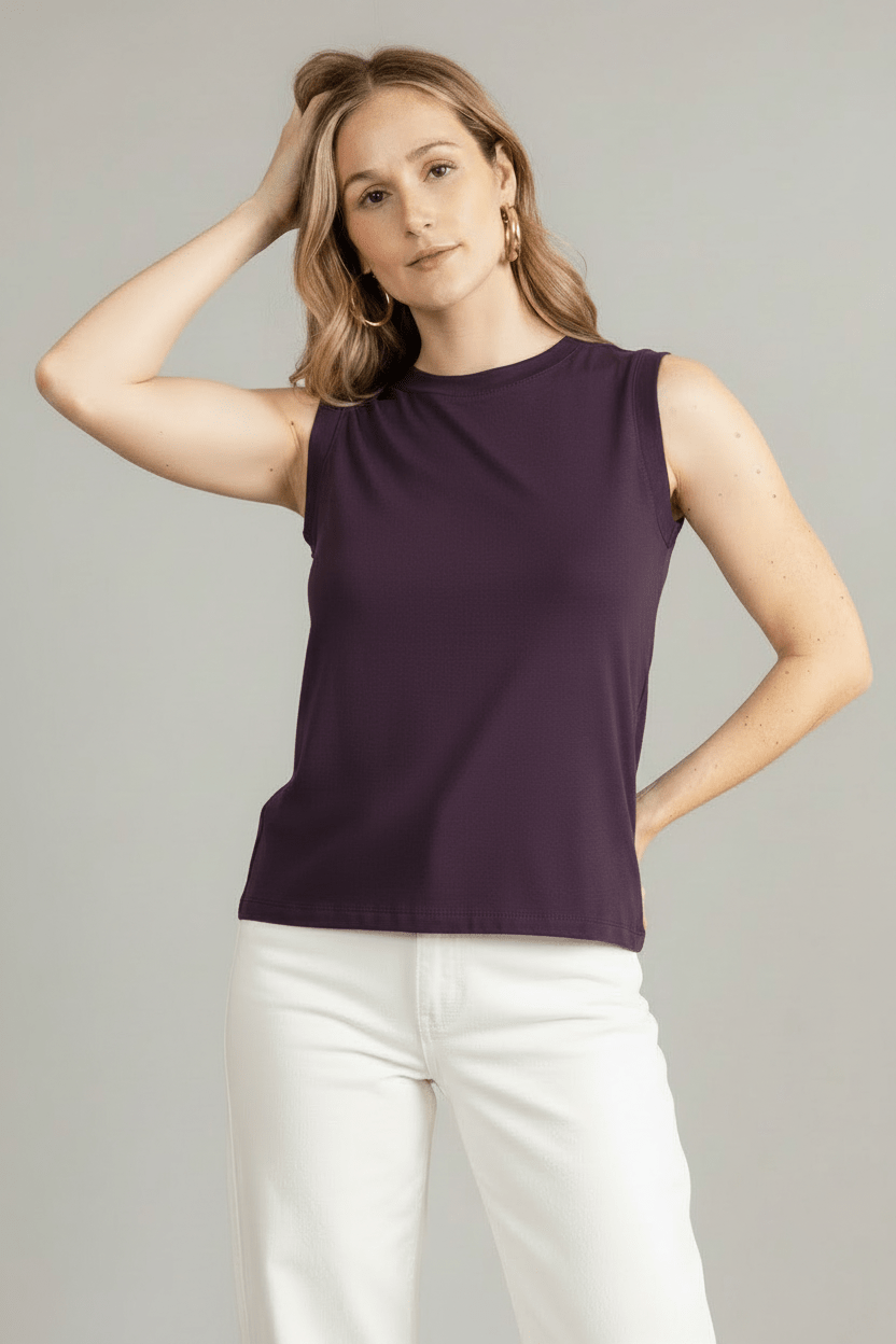 PAYTON women's muscle round neck tee - Yana K Collective