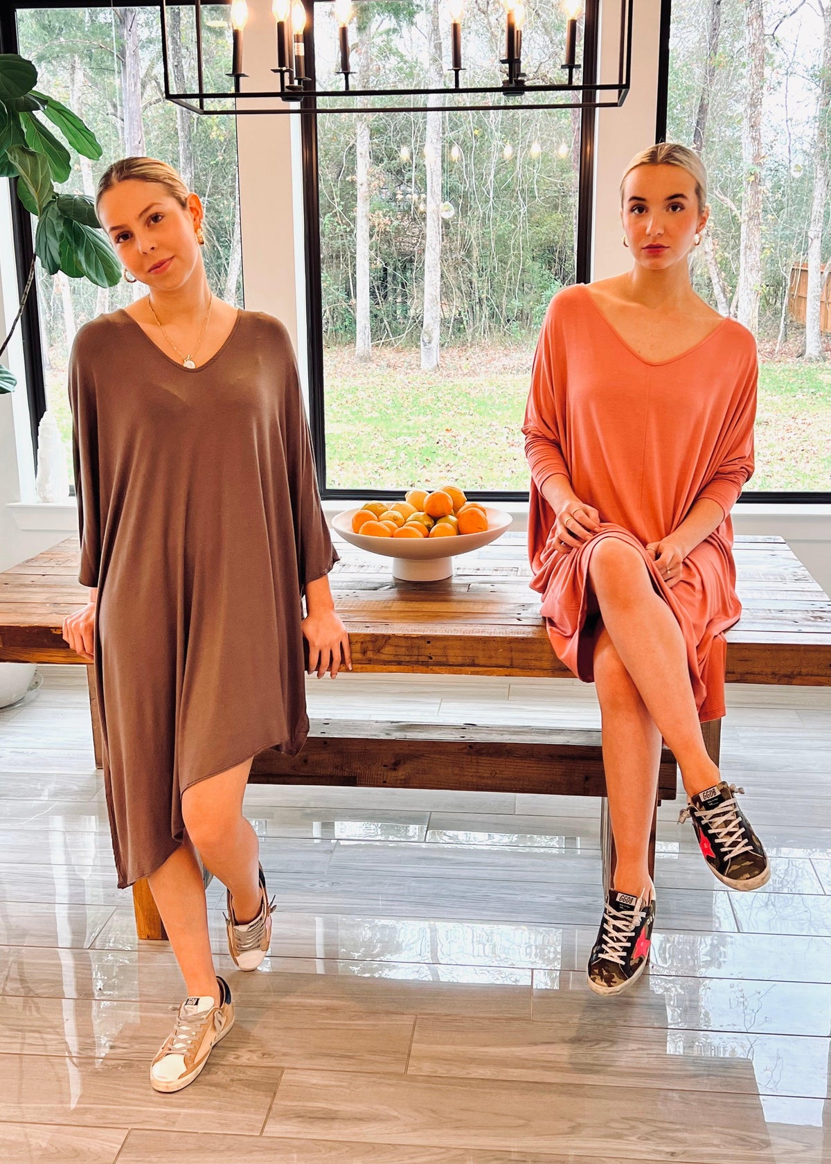 PONCHO ASYM MINI DRESS vneck - Yana K