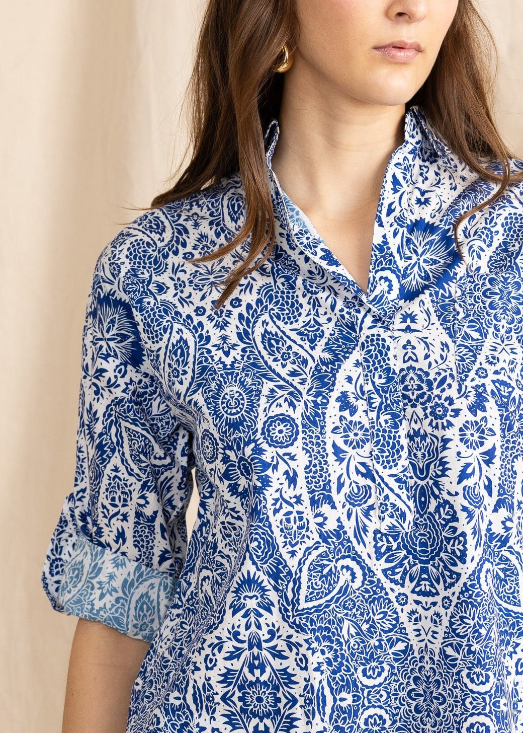PORTOBELLO MINI DRESS medi print - Yana K Collective