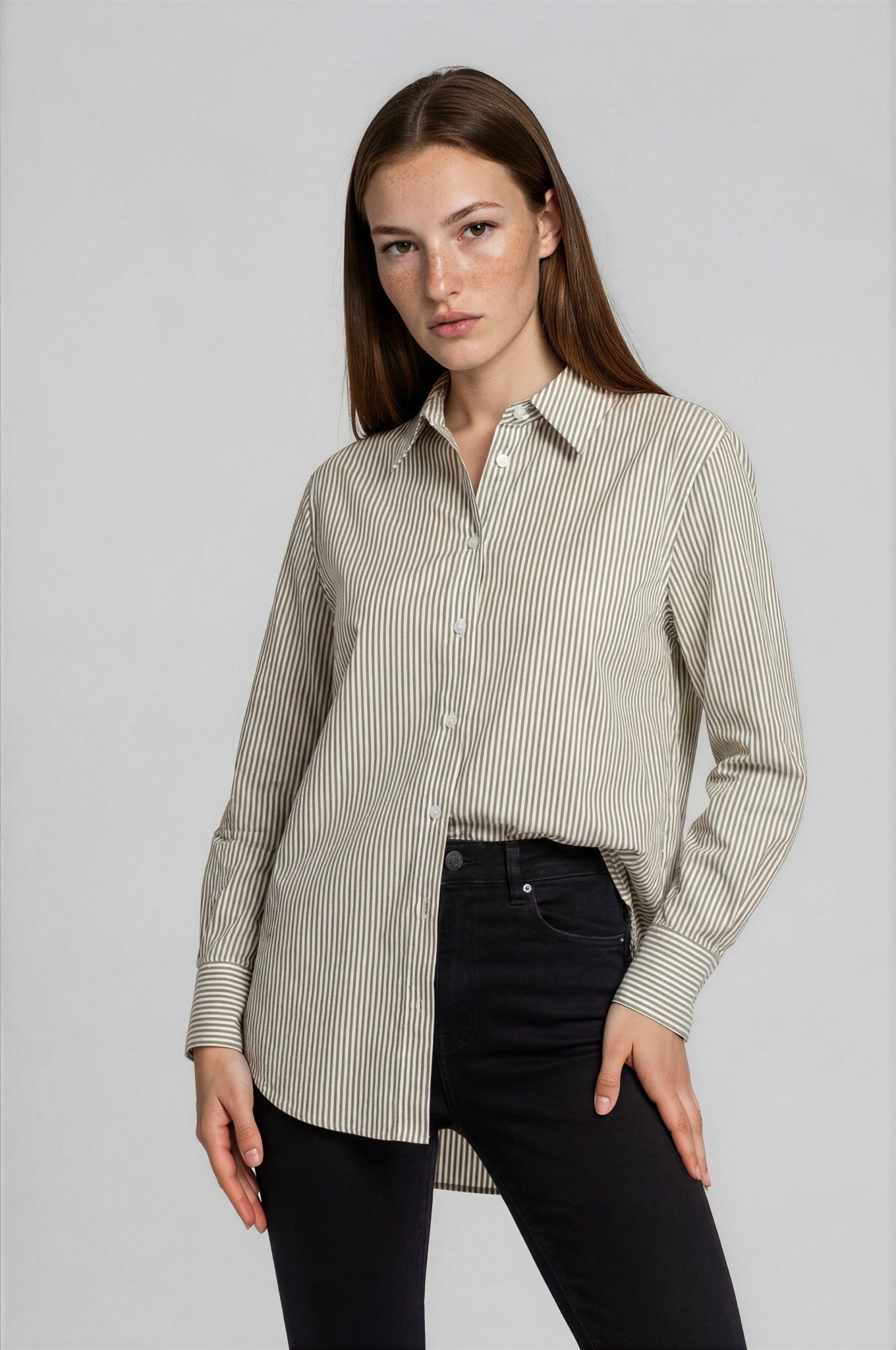 SANTOS womens stripe blouse - YANA K
