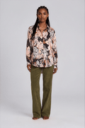 SASHA women’s jungle floral print blouse - YANA K