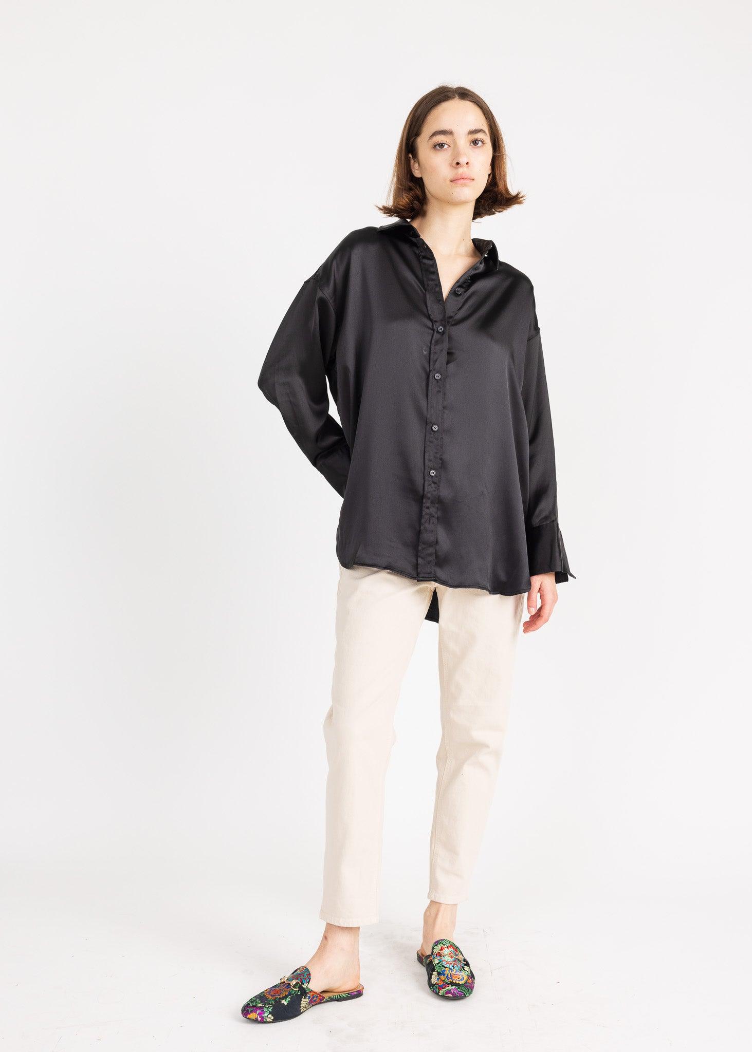 SERPA TOP silky satin - Yana K