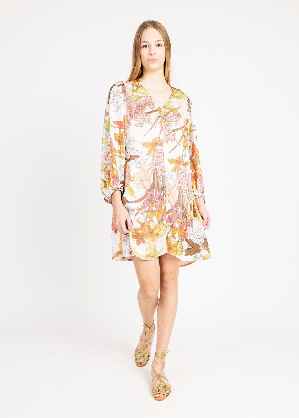 WICHITA MINI DRESS print - Yana K