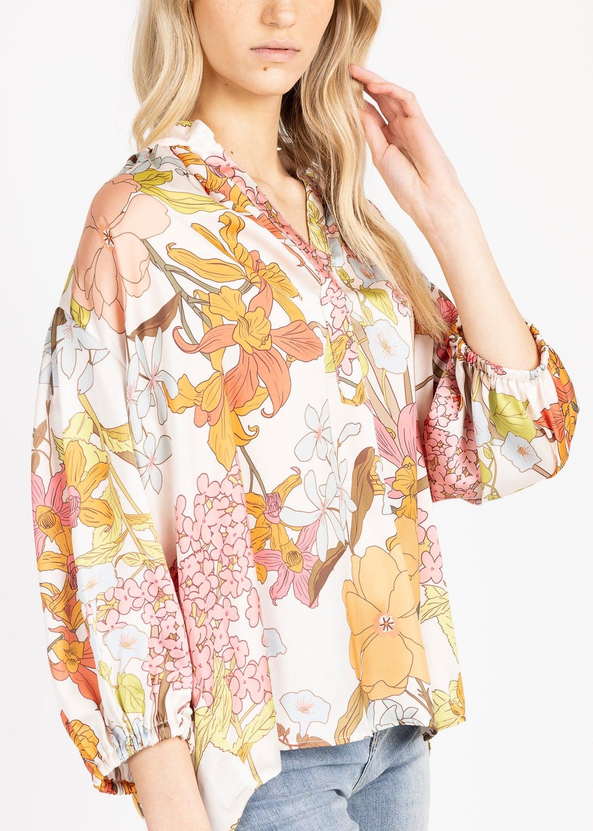 ZANE TOP print - Yana K