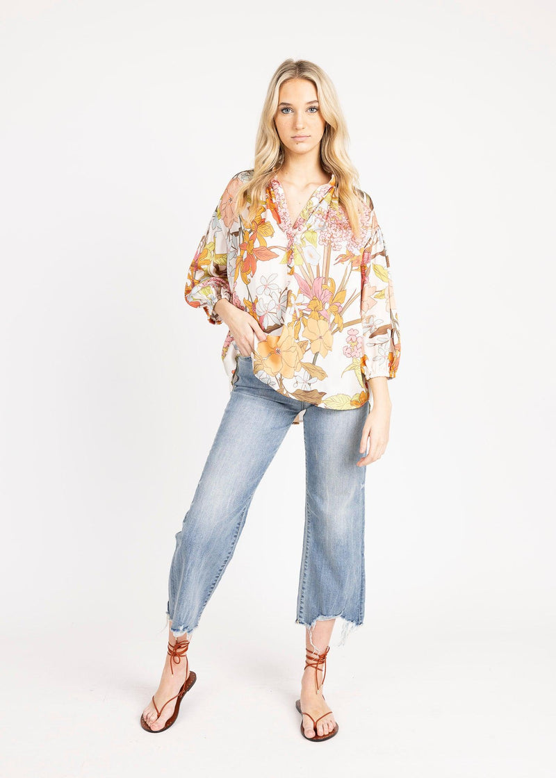 ZANE TOP print - Yana K