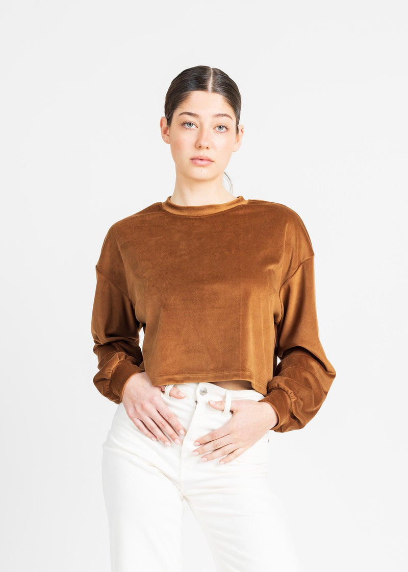 GIBSON velvet sweater - Yana K