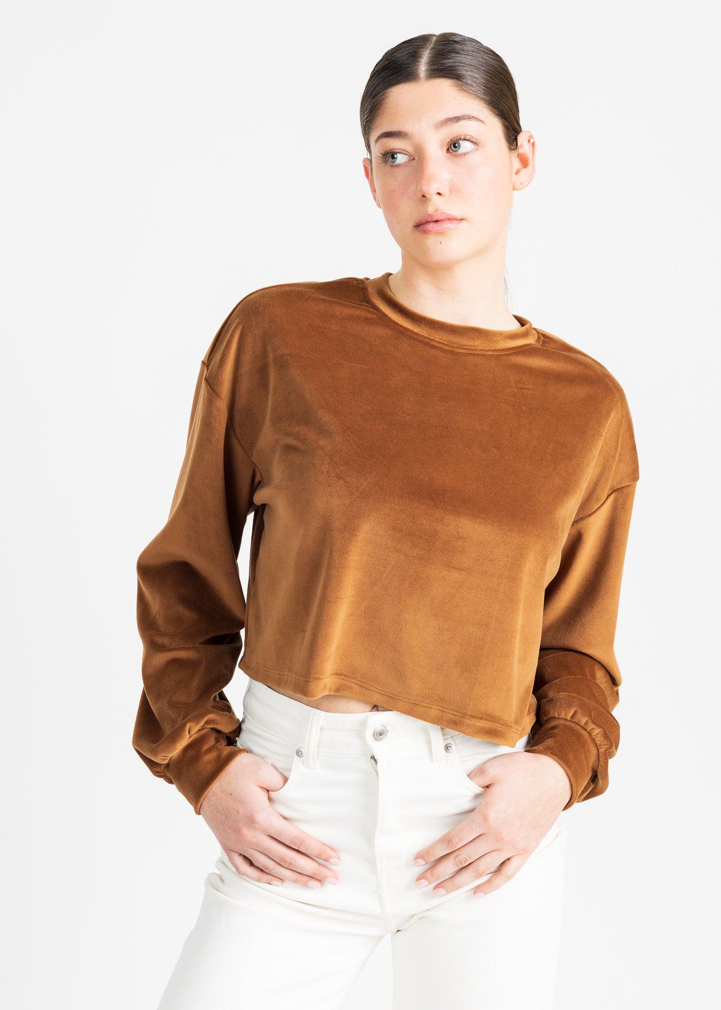 GIBSON velvet sweater - Yana K