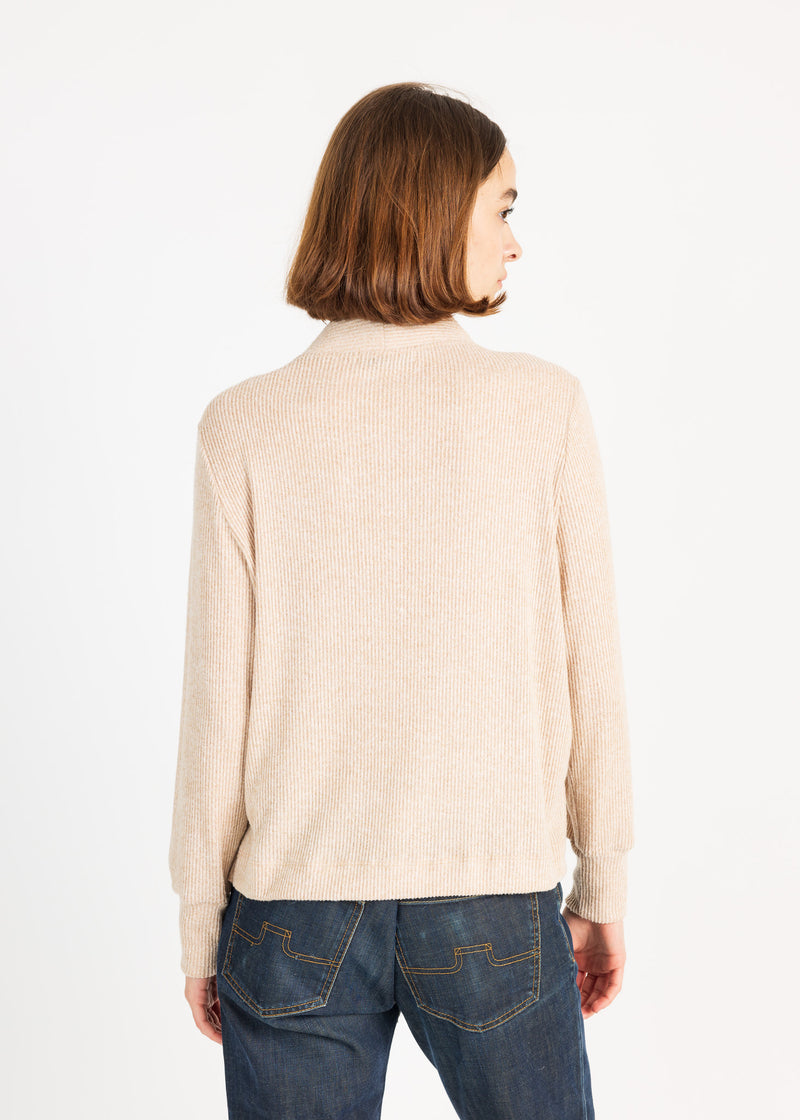 LORI CARDIGAN hatchi rib