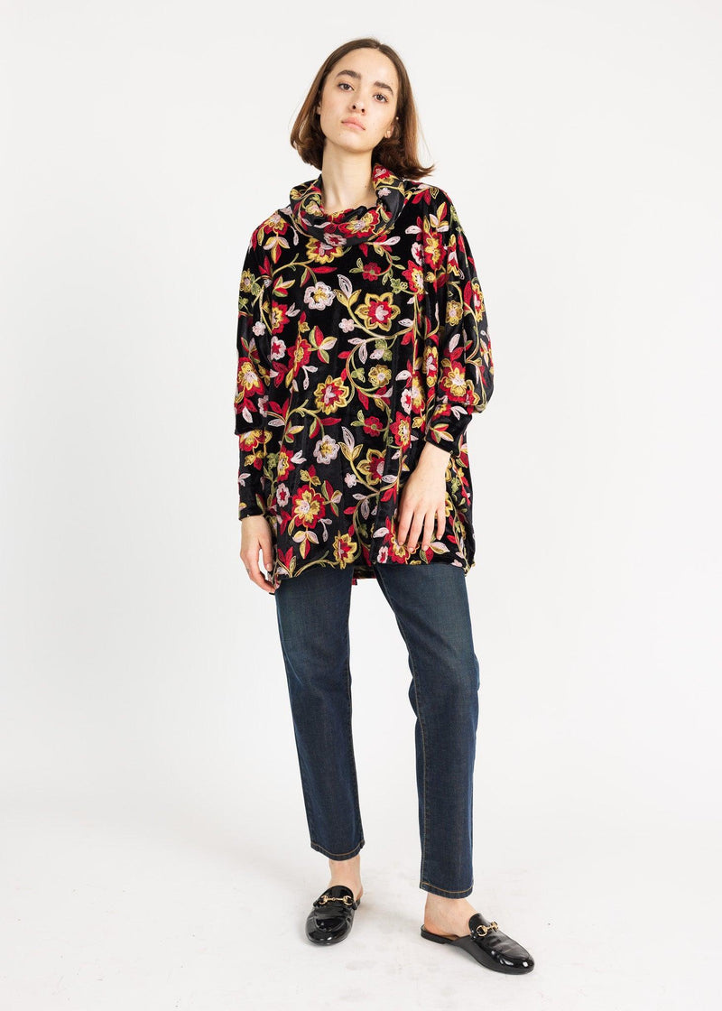 PORTLAND SWEATER velvet embroidered 0823