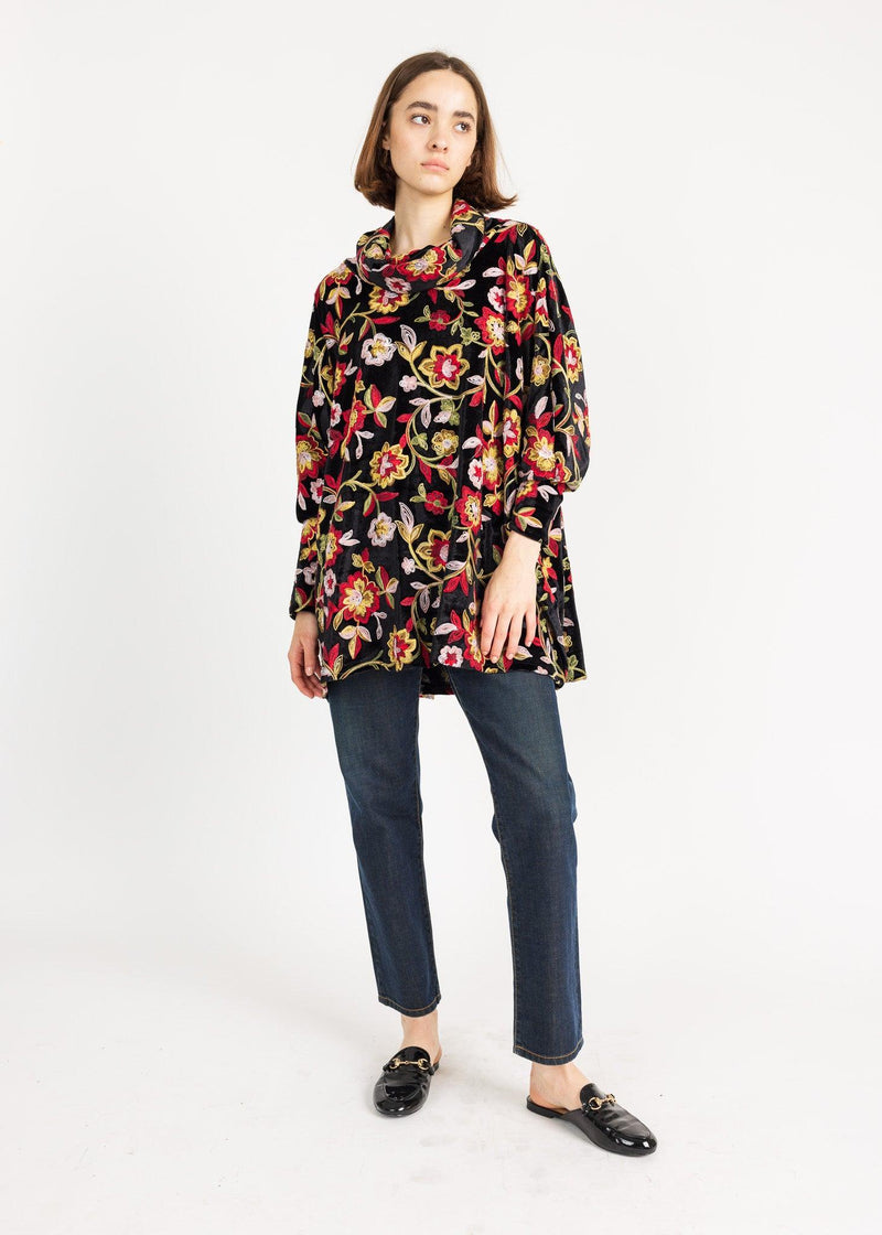 PORTLAND SWEATER velvet embroidered 0823