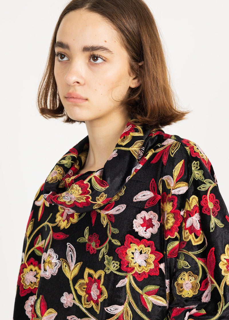 PORTLAND SWEATER velvet embroidered 0823